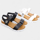 Clothide Casual Platform σανδάλια με διπλό λουρί και ρυθμιζόμενη πόρπη