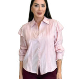 Pocali - Πουκάμισο από Κρεπ Ύφασμα με Πέρλες (Pearly Crepe Shirt)
