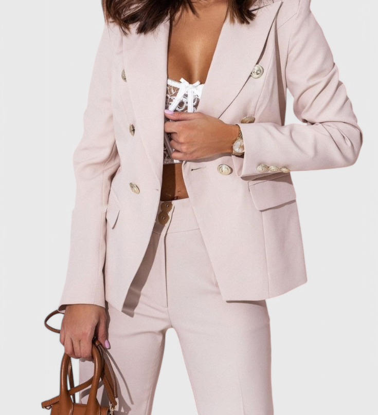 Rosalin Κομψό Σετ με Blazer και Παντελόνι