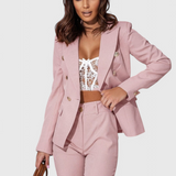 Rosalin Κομψό Σετ με Blazer και Παντελόνι