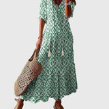 Αμαλία | Ρόμπα Maxi Καλοκαιρινή Vintage Boho