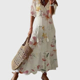 Αμαλία | Μαξι φόρεμα καλοκαιριού Vintage Boho