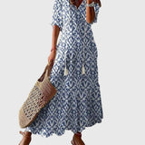 Αμαλία | Ρόμπα Maxi Καλοκαιρινή Vintage Boho