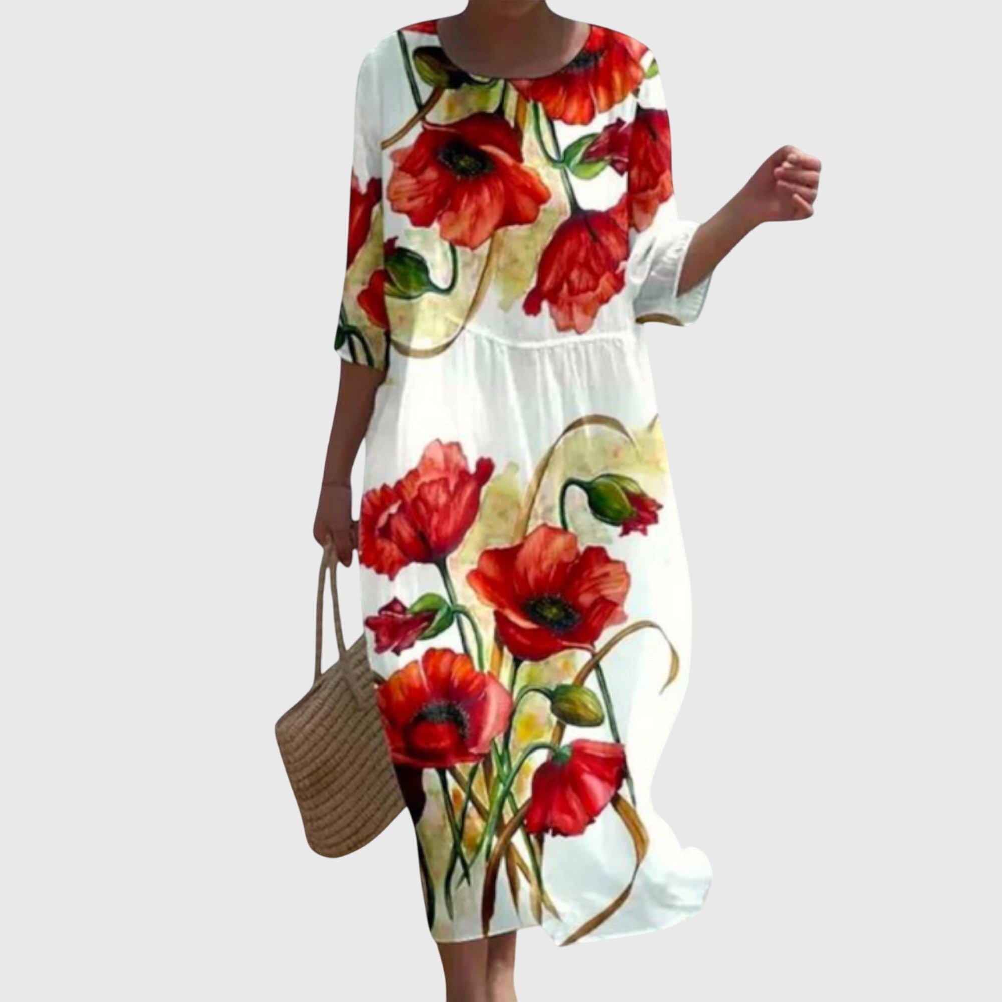 Hayley™ | Εlegant Floral Maxi Φόρεμα