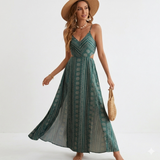 Zara – Boho Φόρεμα με Εξώπλατη Σχεδίαση & Σκίσιμο