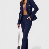 Rosalin Κομψό Σετ με Blazer και Παντελόνι