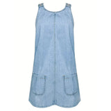 Saylor™ | Άνετη φόρεμα denim