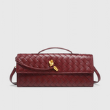 Melanie Τσάντα Clutch με Χρυσή Λεπτομέρεια Κόμπου