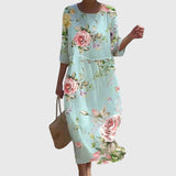 Hayley™ | Εlegant Floral Maxi Φόρεμα