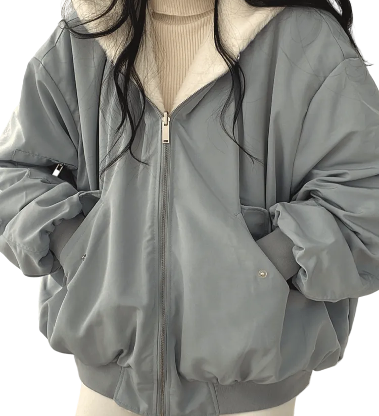 Napoli - Oversized Ζακέτα με Φερμουάρ (Oversized Zip Jacket)