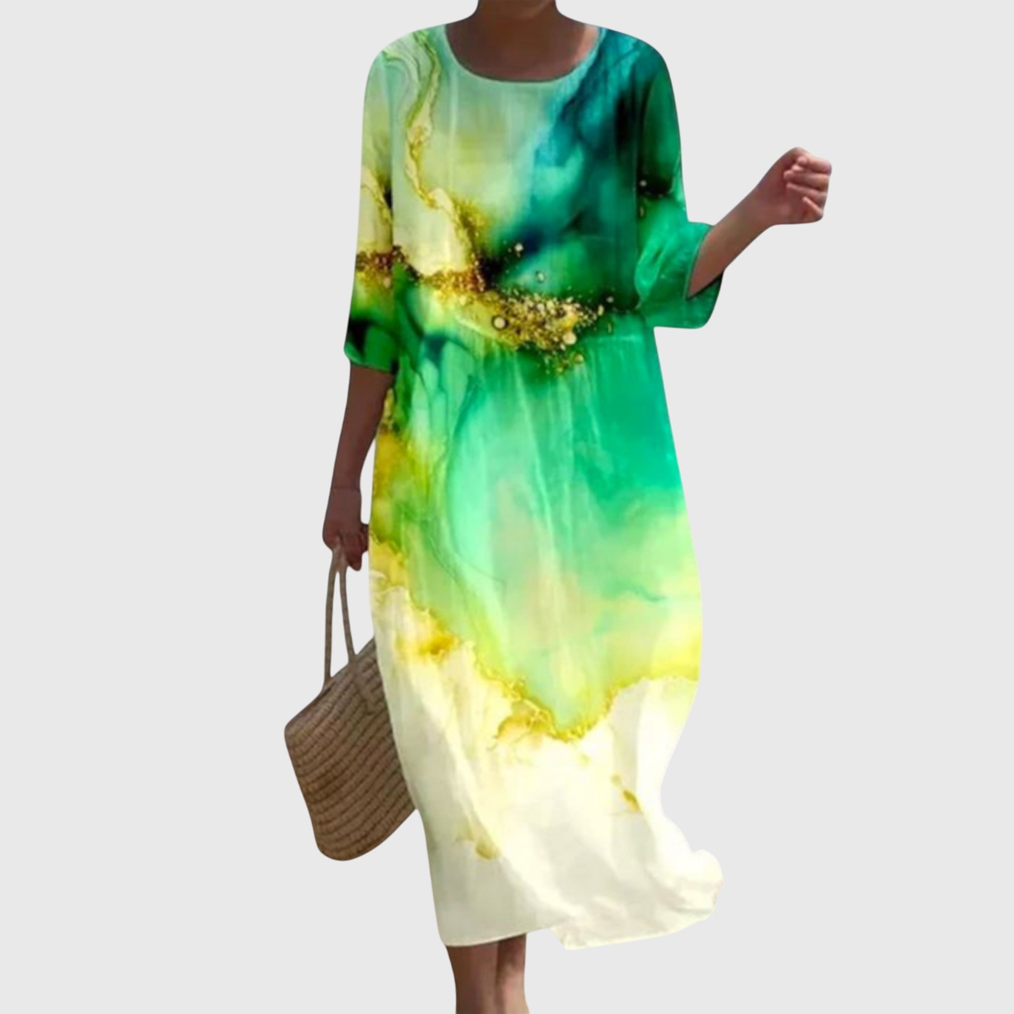 Hayley™ | Εlegant Floral Maxi Φόρεμα