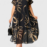 Jillian Μαύρο Φόρεμα Caftan
