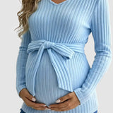 Gloria - Ribbed Maternity Τοπ με Δέσιμο στη Μέση (Tie-Waist Ribbed Maternity Top)  ---  **Θα θέλατε να μεταφράσω και την περιγραφή του προϊόντος ή να προσθέσω λέξεις-κλειδιά για SEO;**